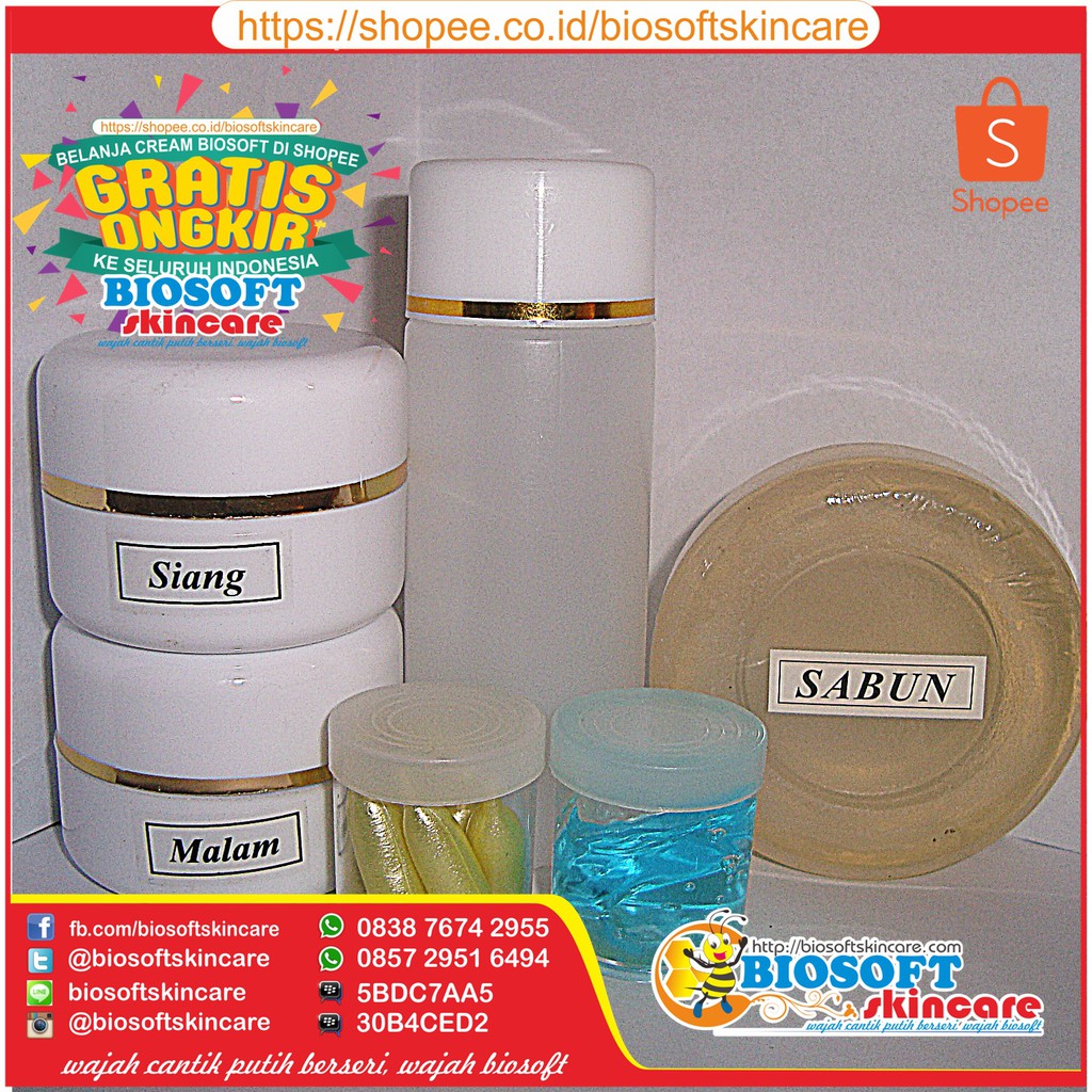 Cream Biosoft Paket Lengkap