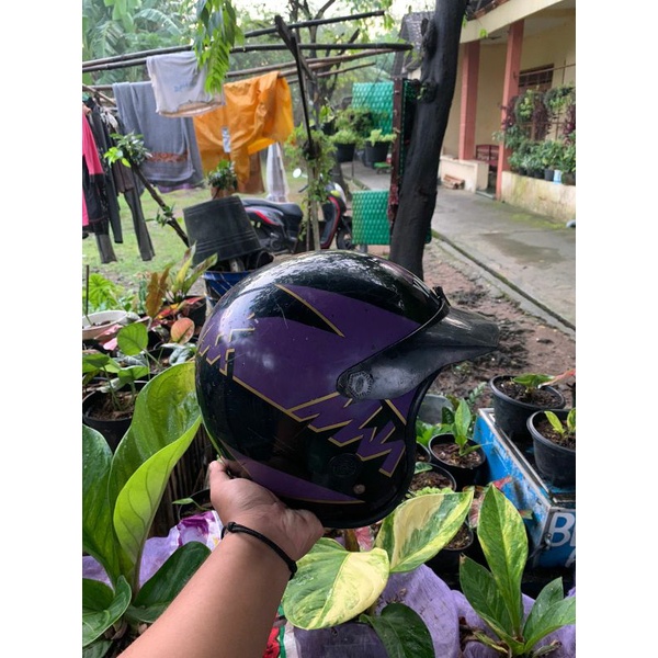 helm jadul yamaha rxking fizhr alfa