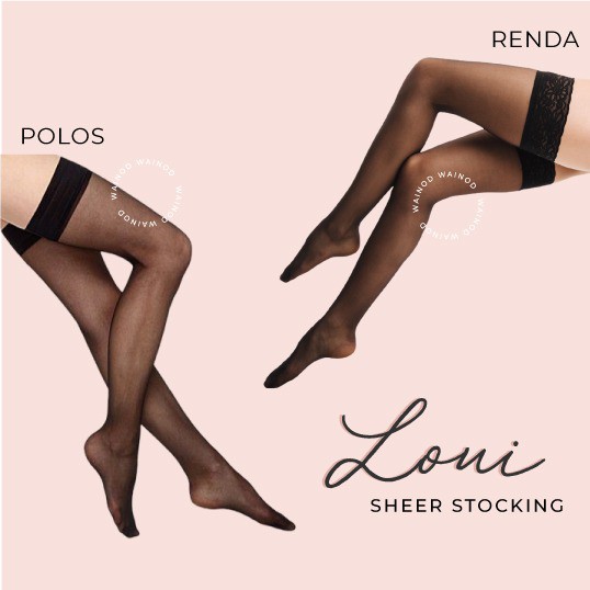 Wainodshop - LOUI black sheer stocking