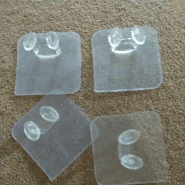 Single plug holder gantungan kabel cable wire hanger clip 