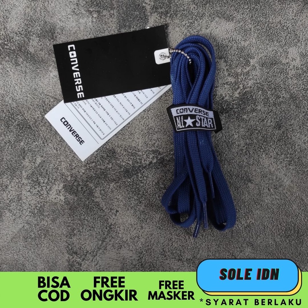 TALI SEPATU CONVERSE ALL STAR ORIGINAL / TALI SEPATU SHOELACES FLAT PIPIH SNEAKERS PANJANG 110-120CM