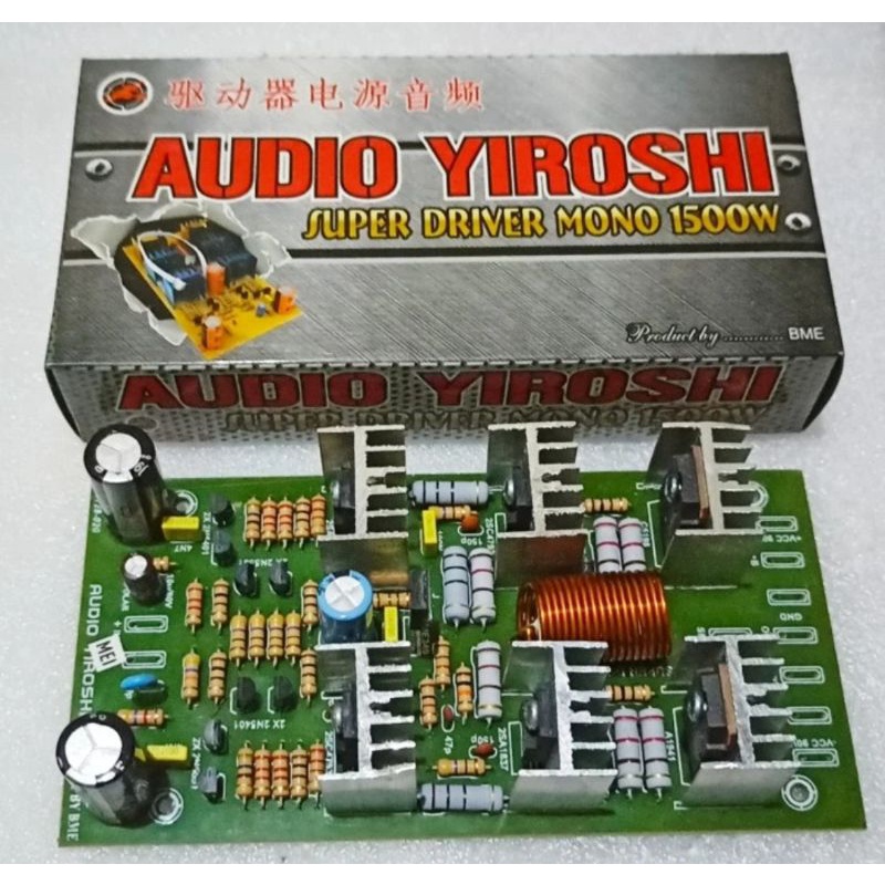 Audio YIROSHI Super Driver Mono 1500w by BME