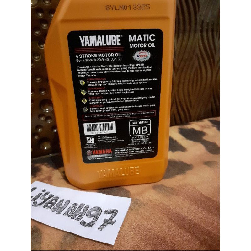 PROMO PAKET OLI YAMALUBE 800ml + OLI GARDEN YAMALUBE 100ml ALL MATIC YAMAHA