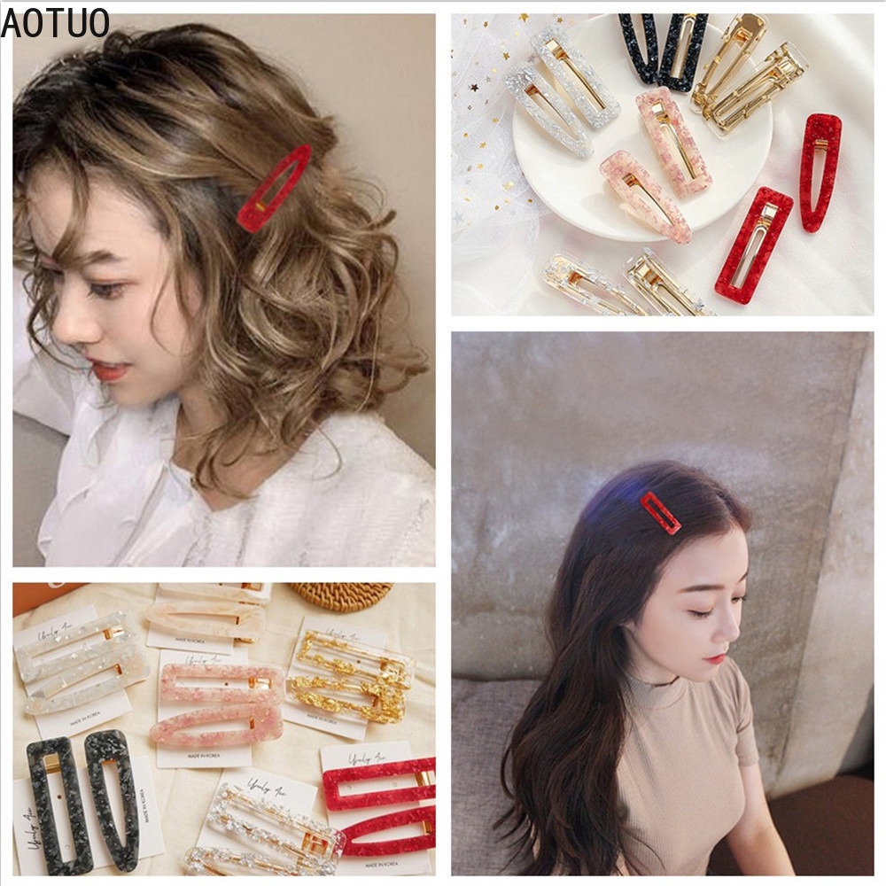 Jepit Rambut Model Bunga Bahan Akrilik Gaya Korea untuk Jepit Rambut Model Bunga Bahan Akrilik Gaya Korea untuk
