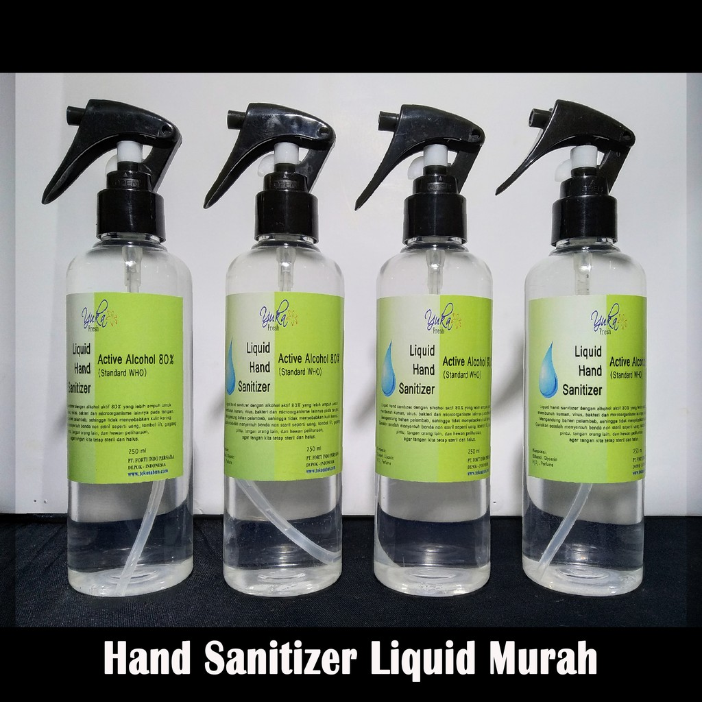 (Murah Diskon 50%) Hand Sanitizer CAIR Botol Spray 250ml Kadar 80% Yuka