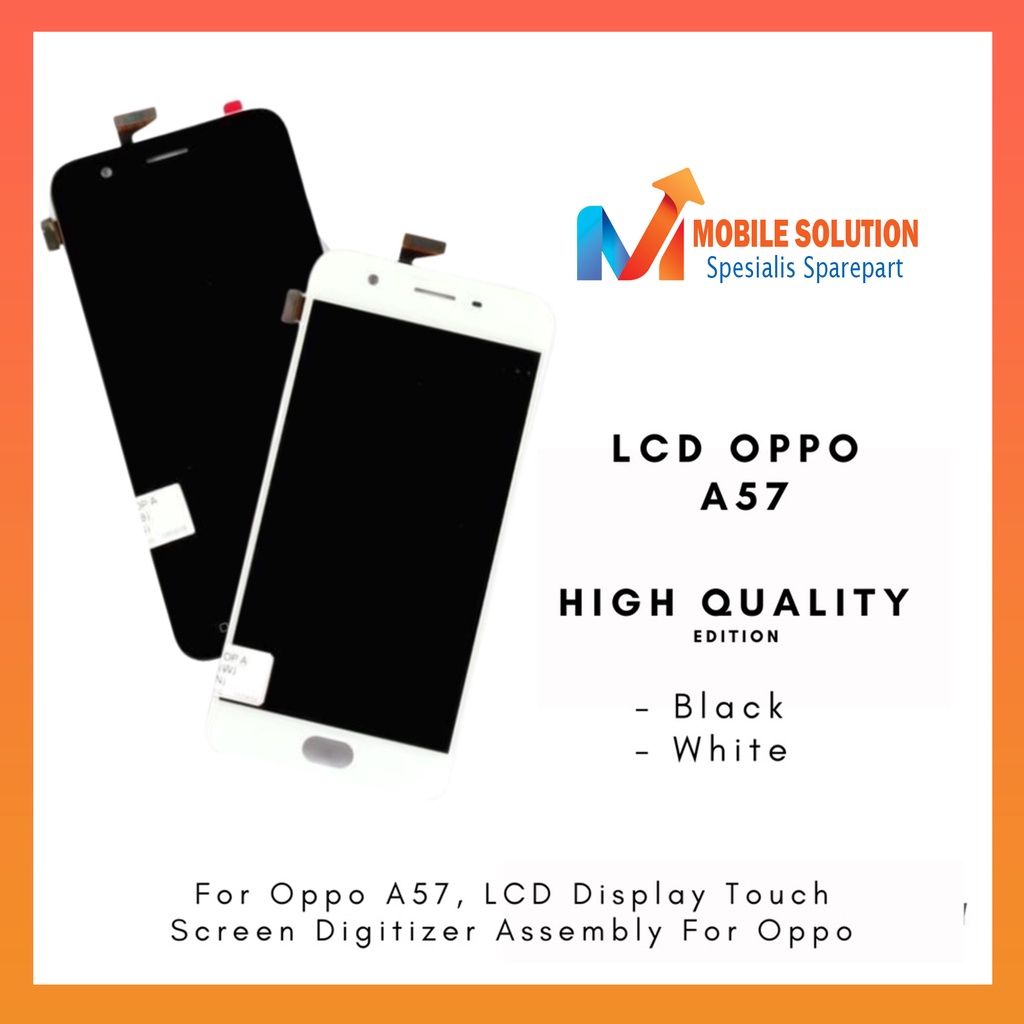 Grosir LCD Oppo A57 ORIGINAL 100% Fullset Touchscreen - Parts Kompatibel Dengan Produk Oppo Garansi 1 Bulan + Packing / Bubbel