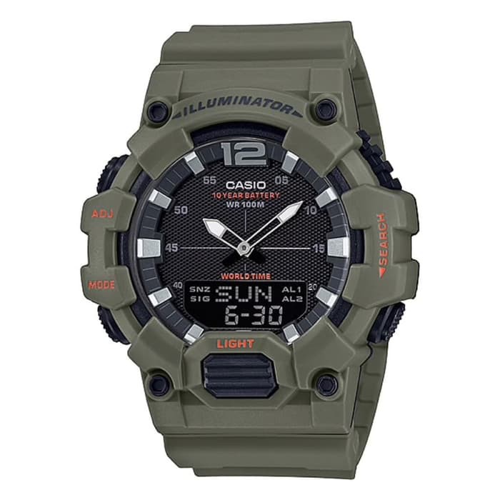 Casio Original HDC-700-1A 3A 3A1 / HDC700-1A 3A2 9A Jam Tangan Pria Digital Karet