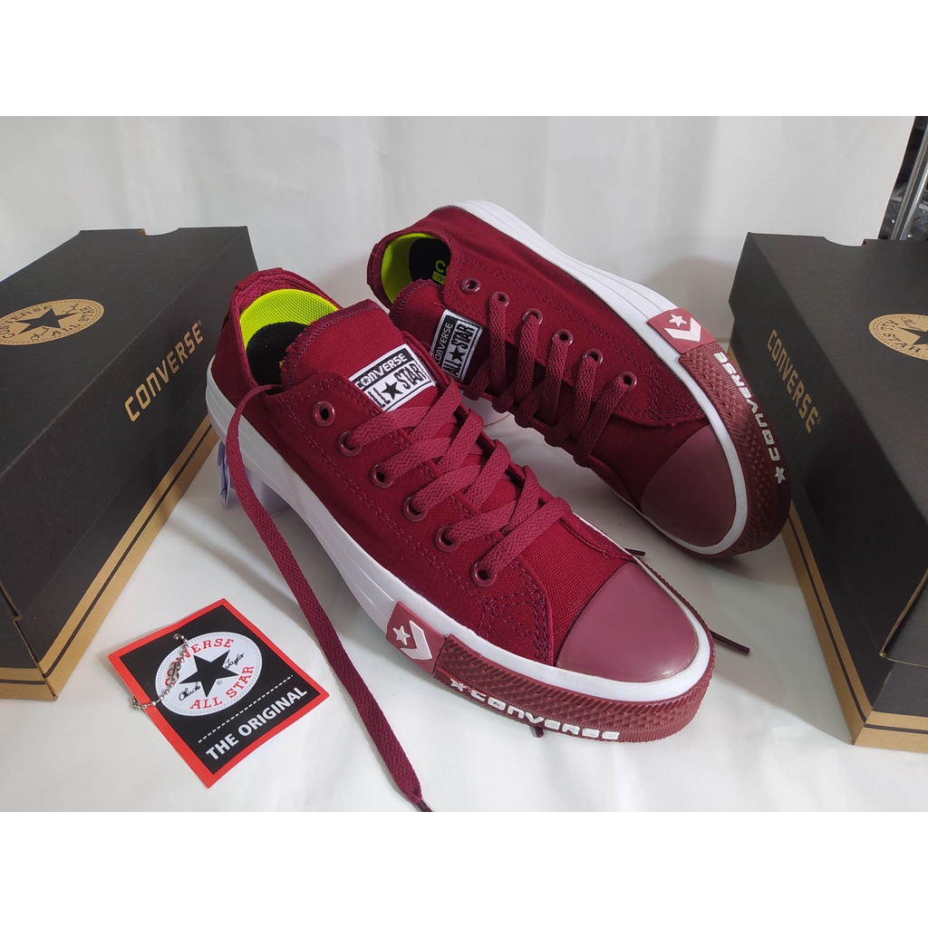 Sepatu Sneakers Santai Converse all star Maron ct undfeated 2022