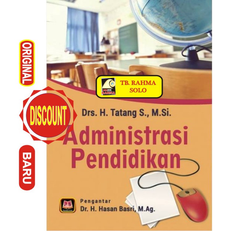 Administrasi Pendidikan Tatang Pustaka Setia Buku Original Asli Ori Grosir termurah terlaris TOKO BU