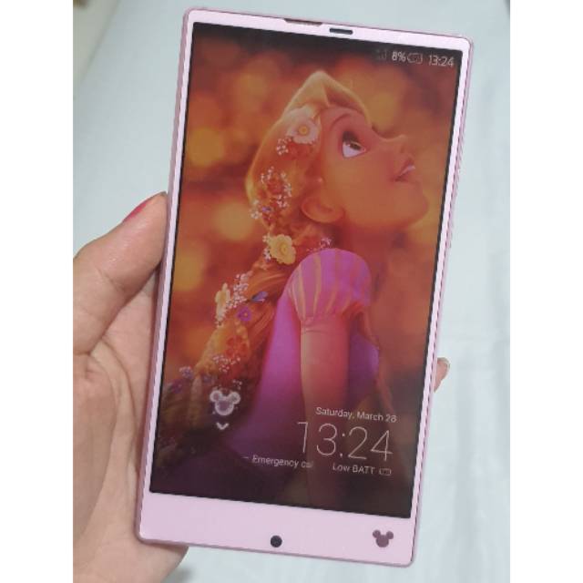 Handphone SHARP Aquos Docomo Disney SH 02g princess pink sh-02g irda infrared nfc tamagotchi phone