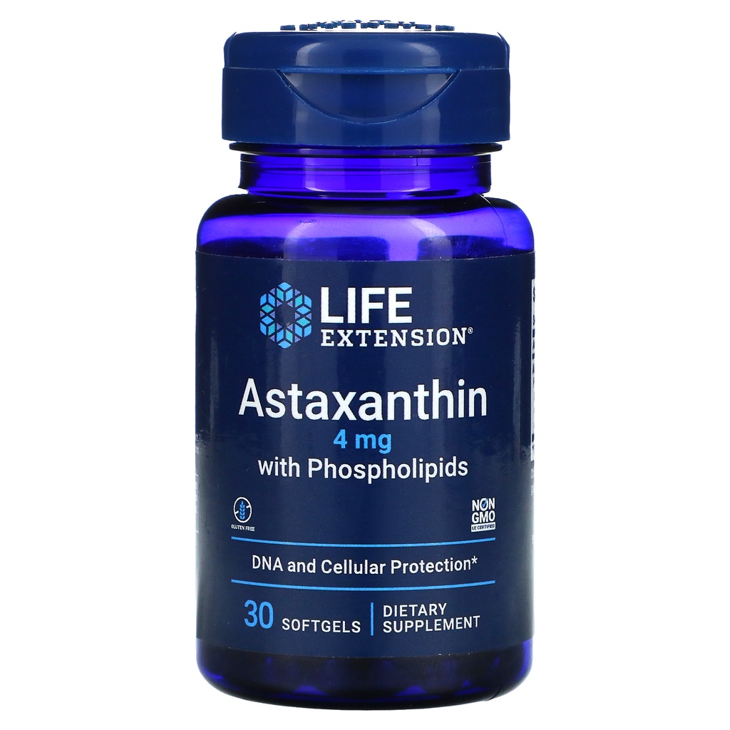 Life Extension Astaxanthin with Phospholipids 4 mg 30 Soft ORI USA