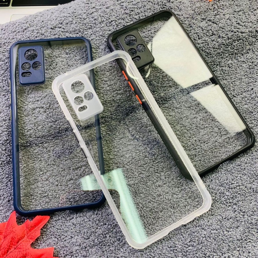 VIVO V23E Y21T Y21S Y21 2021 Y33S V21 4G V21 5G V20 SE V20 V20 2021 V19 CASE SOFT UME MIQILIN TRANSPARAN FUZE PROTECT CAMERA HARDCASE PELINDUNG CAMERA CASING COVER BENING CLEAR v20se