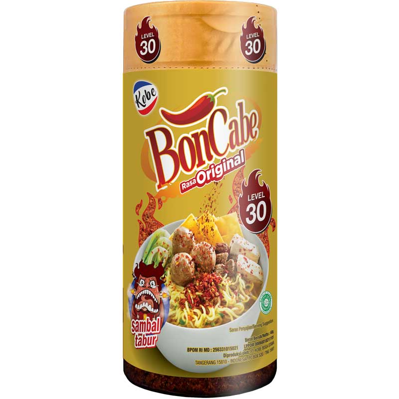 

KOBE Boncabe Level 30 Sambal Tabur [40 g]