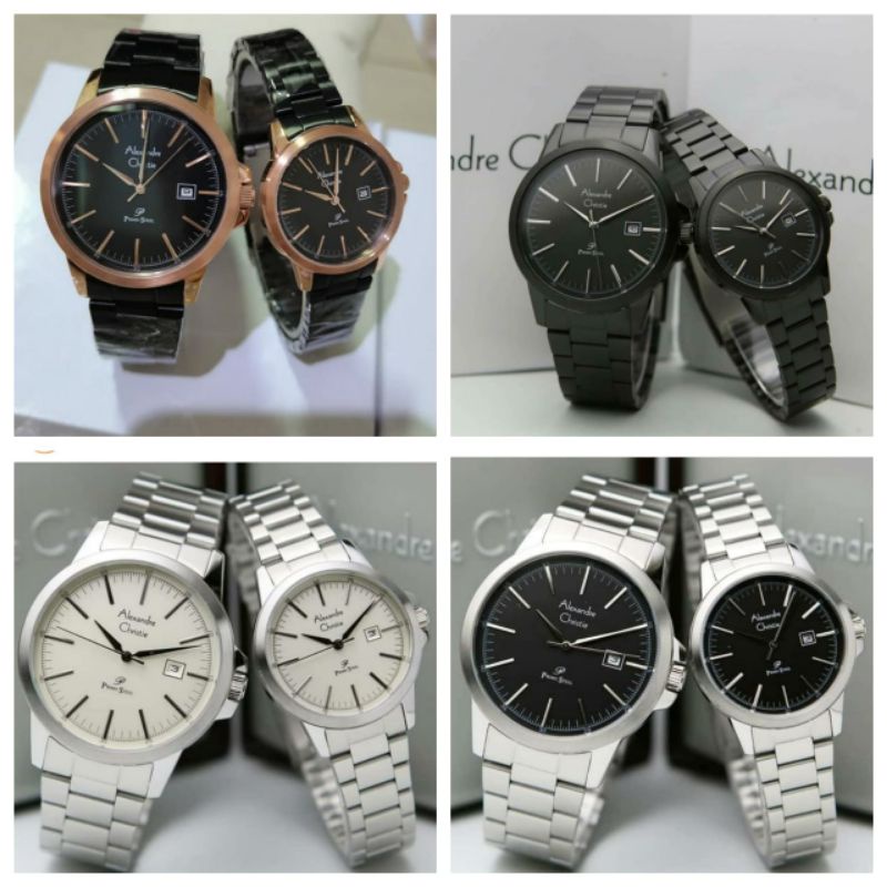 Alexandre Christie Couple AC1008 AC 1008 1008 Original & Bergaransi Stainless Steel