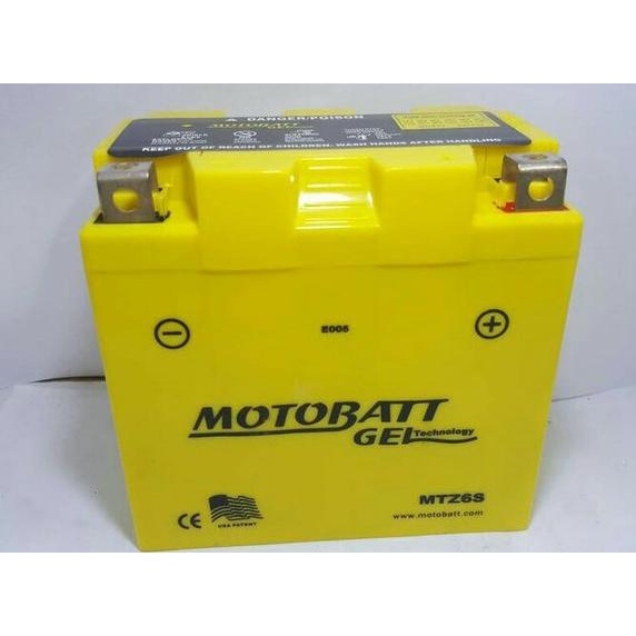 Aki motor Satria FU Motobatt MTZ6S Aki Gel