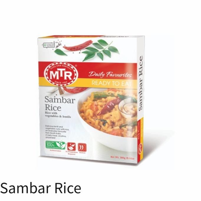 

paling diminati] Makanan India Mtr Ready to Eat Sambar rice 300g