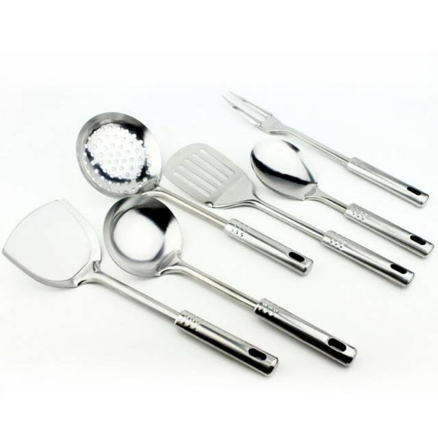 Promo Idealife Kitchen Utensils Spatula Sodet Tools (stainless Steel) Peralatan Masak Il-173 B1o8MLSD0Mlr1