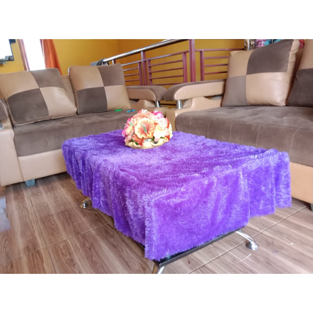 TAPLAK MEJA RUMBAI TAPLAK RUMBAI BULU RASFUR TAPLAK MEJA uk 100x50