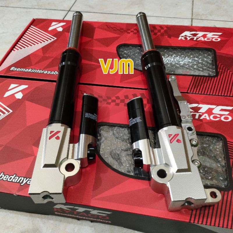 Shock Suspension Ktc kytaco Vario new 150 &amp; 125 Beat Fi Scoopy Black silver original