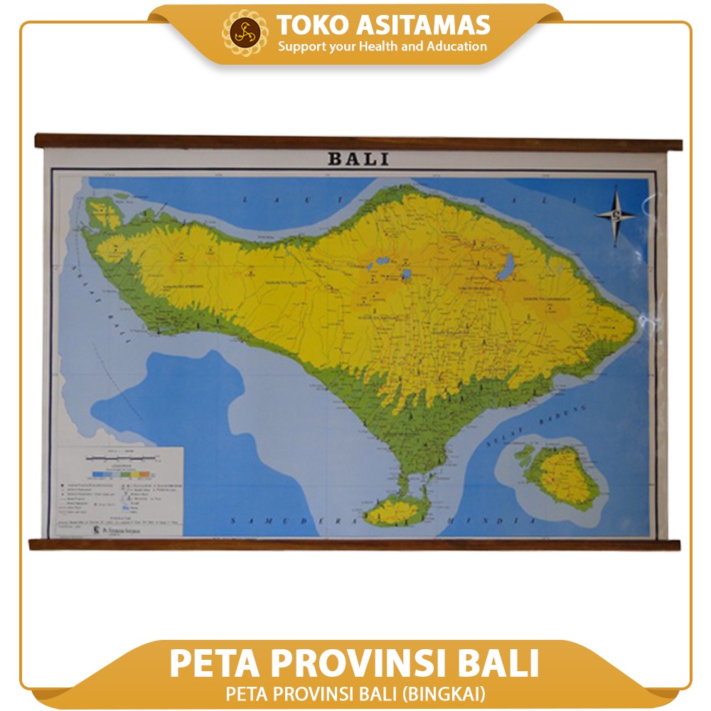 Jual Peta Bingkai Provinsi Bali Bingkai Shopee Indonesia