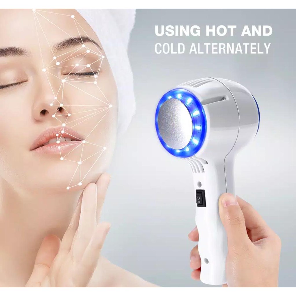 HOT COLD HAMMER BESAR ALAT SETRIKA WAJAH HOT AND COLD FACELIFT SCREEN CONTROL / HOT COLD HAMMER BESAR