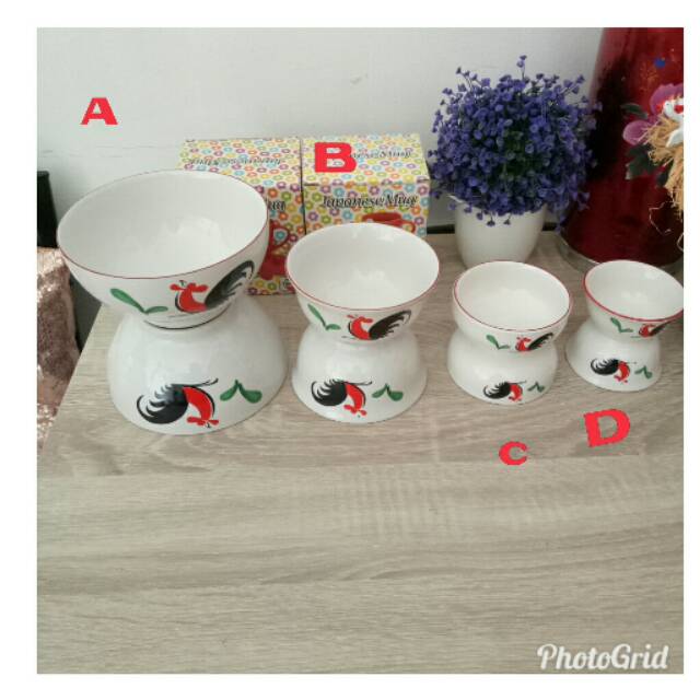 

Mangkok ayam lukis B