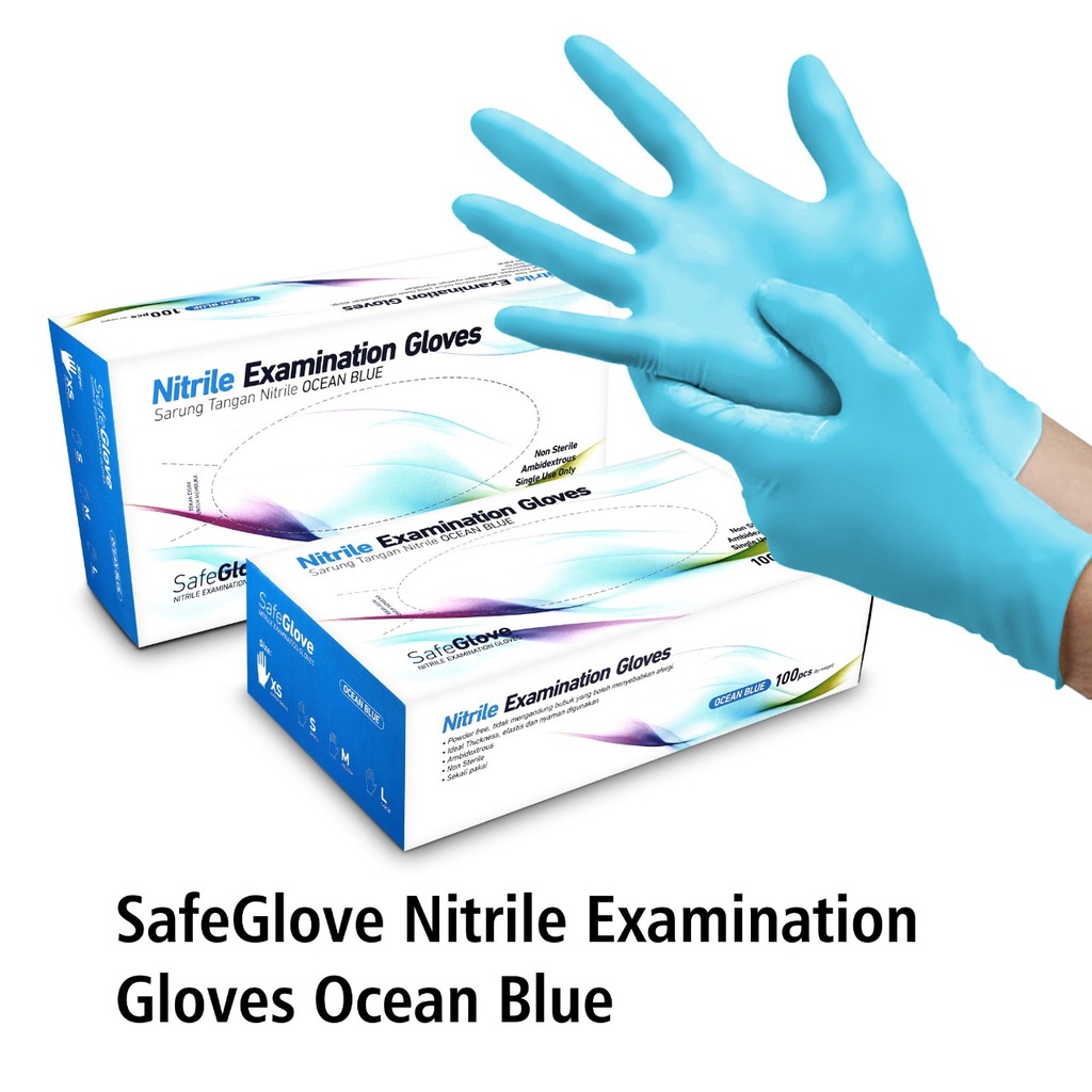 NITRILE OCEAN BLUE M OJB