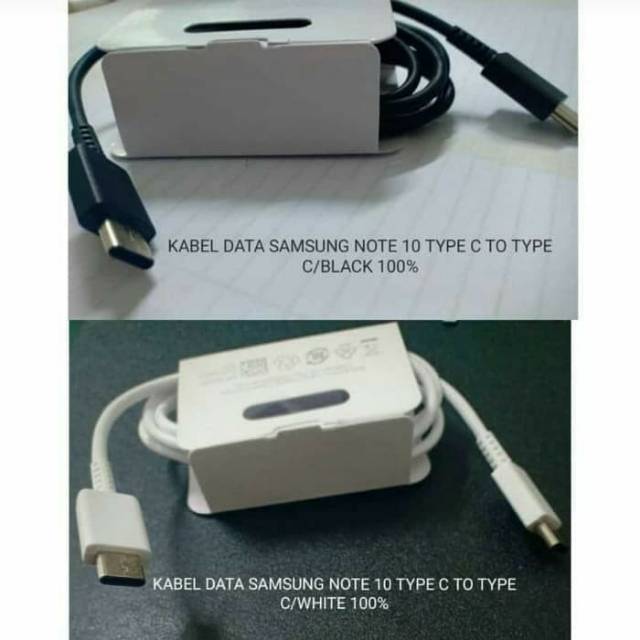 ORI KABEL DATA SAMSUNG GALAXY NOTE 10 A70 A80 TYPE C TO TYPE C ORIGINAL 100%