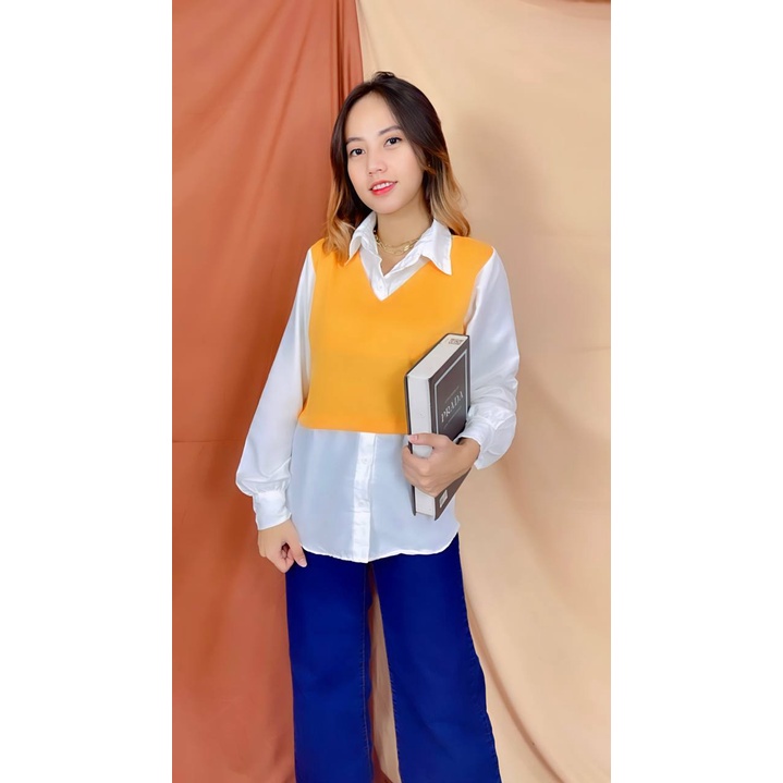 [12.12] RX FASHION - WAFEL TOP FLANEL BLOUSE XXL / ARDE TOP BLOUSE / KEMEJA PAULA PLAID / Atasan Kemeja Muslim Wanita Korean Style Flannel Terlaris - NN