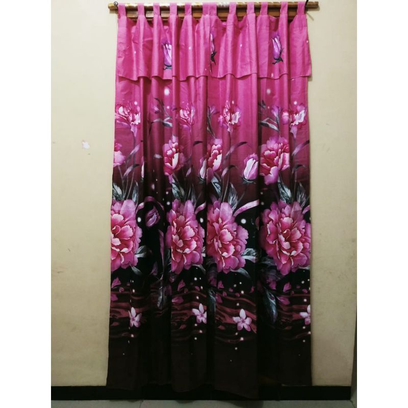 Hordeng Pintu Jendela Elegan Cantik Aesthetic Poni Rumbai Gorden Pintu Tali Ukuran 90 x 200 Hordeng Pintu &amp; Jendela Tali Tanpa Pengait Anti Ribet