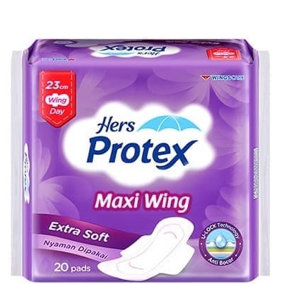 Hers Protex Maxi Wing 23cm/20pads