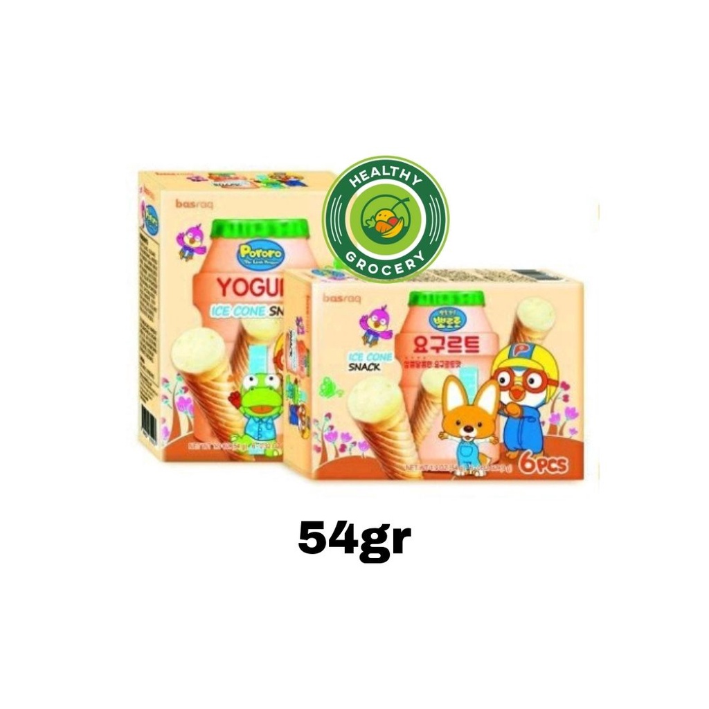 Pororo The Little Penguin Ice Cone Snack 54gr All Varian