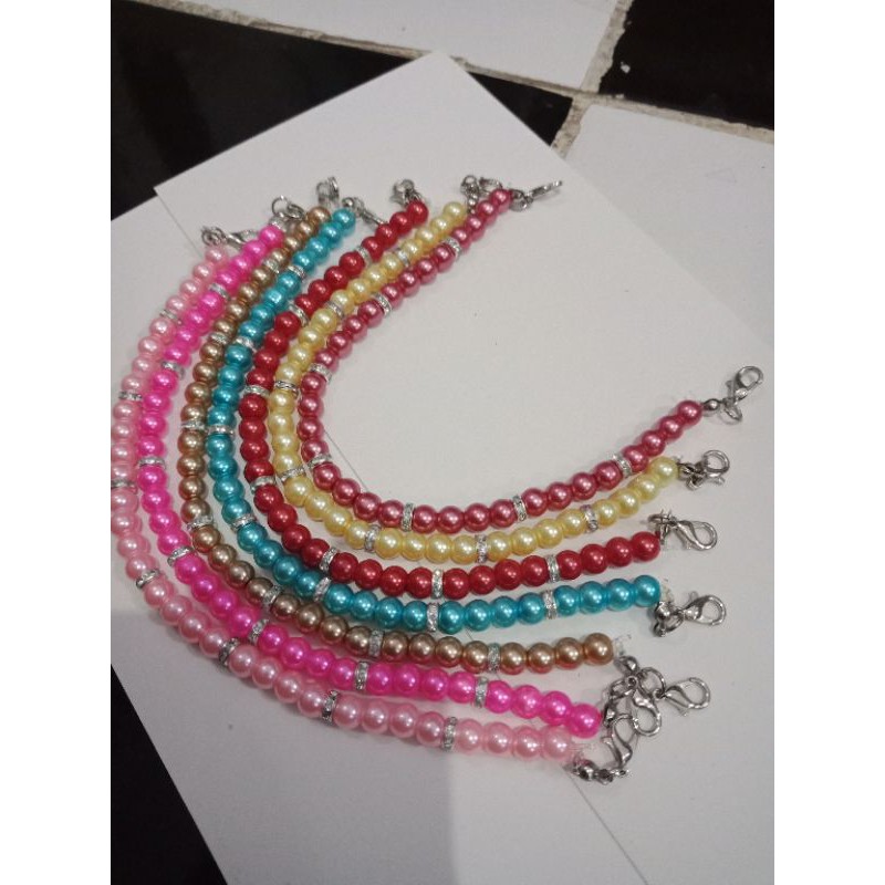 konekter mutiara 1biji 6mm