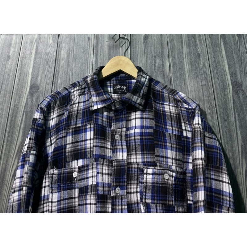 Kemeja Flannel Stussy Authentic Preloved original Like new casual murah terbaik
