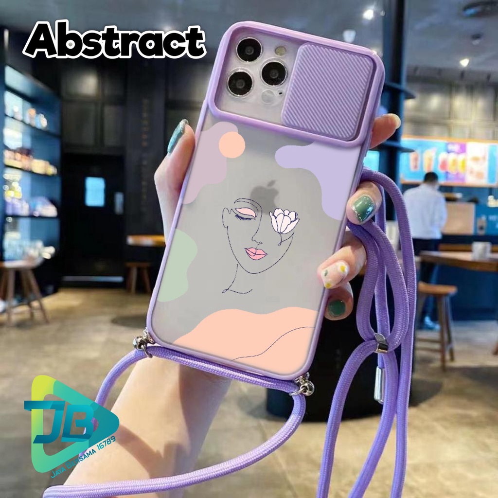 SOFTCASE SLINGCASE SLIDE PELINDUNG KAMERA ABSTRACT SAMSUNG OPPO VIVO REALME IPHONE XIAOMI ALL TYPE JB4943