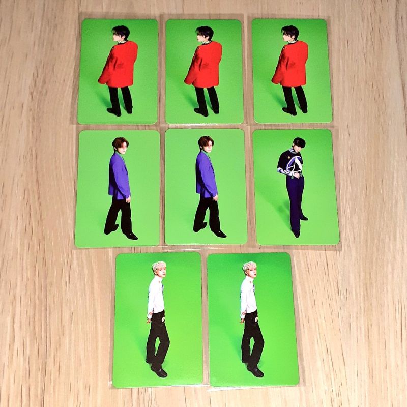 NCT 127 Sticker Official photocard AR CLIP card Jaehyun, Doyoung, Jungwoo & Yuta