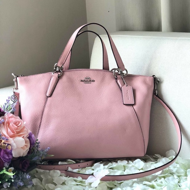 Coach small kelsey pink blush original