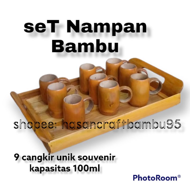 baki nampan bambu set nampan baki unik rak toples lebaran