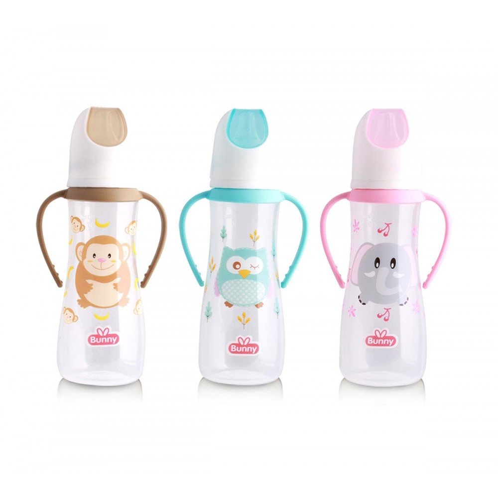❣️Rakkistore99❣️ Lusty Bunny Feeding Bottle Botol Susu With Handle 120ml-250ml