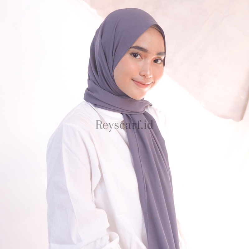 Hijab Pashmina Diamond Crepe By Reyscarf Premium Eksklusif Elegant Banyak Pilihan Warna Luxury I Bisa COD