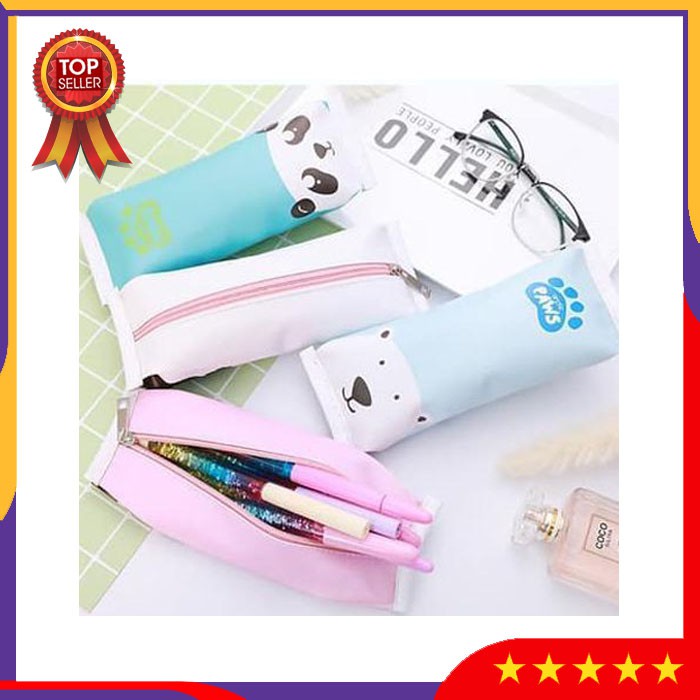 

ZVB4 Tempat Pensil Artic Paw Pencil Case Pouch Alat Tulis Peralatan Sekolah