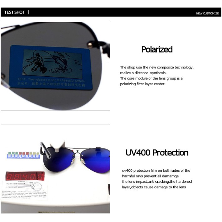 Kacamata Hitam Pria &amp; Wanita Sunglass Mewah Mercedez Benz Pilot Aviator Polaroid Anti UV Matahari