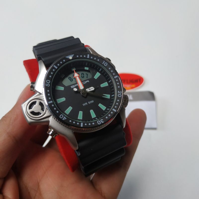 JAM TANGAN DIVER STYLE Sanda watch homage citizn aqualand