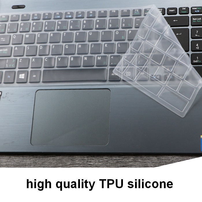 Cover Pelindung Keyboard Bahan Silikon TPU Lembut Untuk Laptop Acer Ex2519 E5-572G E1 522 15.6 &quot;