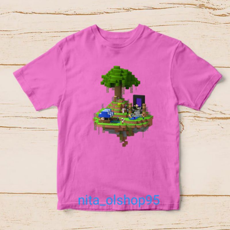 baju anak minecraft kaos roblox terpopuler