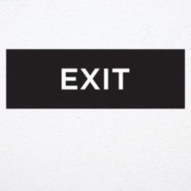 

Promo EXIT Sign Board Label Acrylic Berkualitas