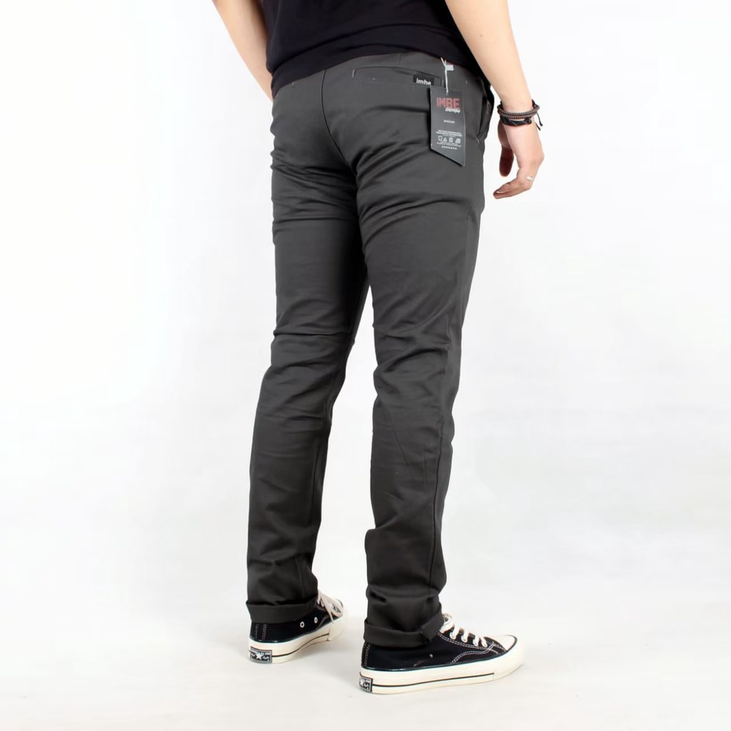 Celana Chinos Panjang Pria - Celana Chino Pria - Chinos Panjang Cowok - Celana Chino Imbe Denim