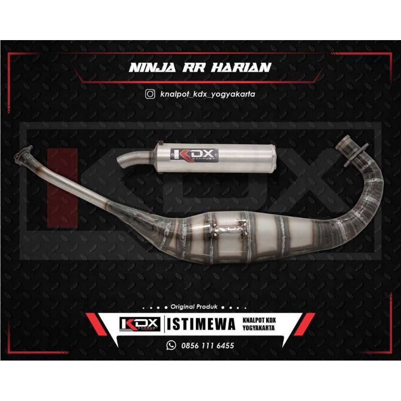 Knalpot KDX Ninja RR Harian ORIGINAL KDX YOGYAKARTA