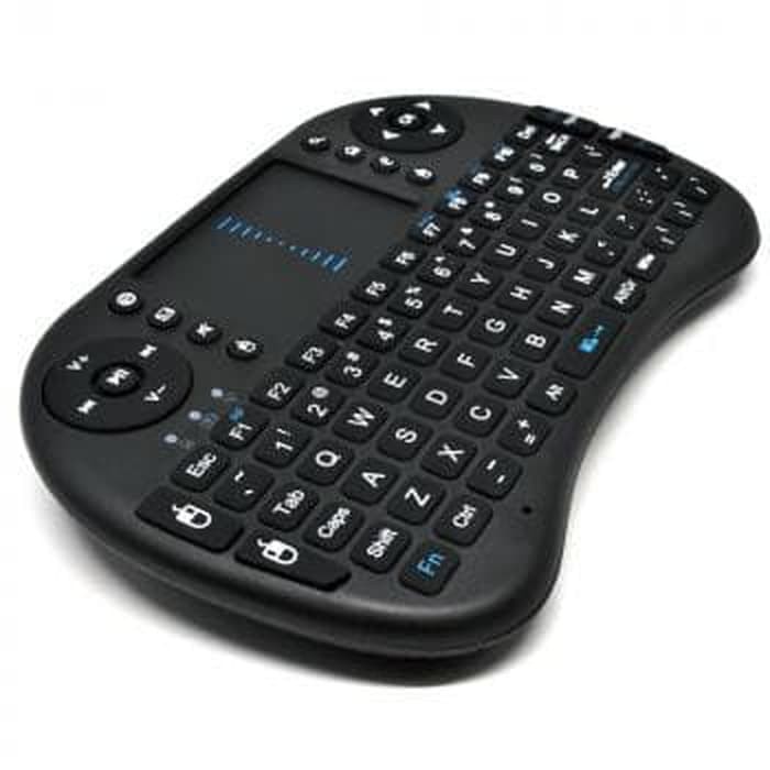 Keyboard Mini Wireless USB Dongle 2.4GHz dengan TouchPad Fungsi Mouse