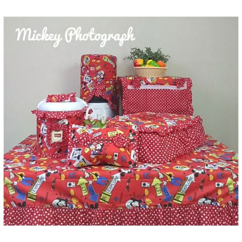 TULIPIA Kitchen SetTaplak Meja Makan Homeset Katun KARAKTER KARTUN